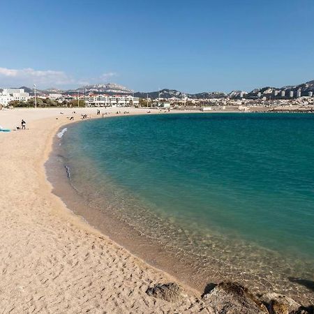 T2 Plage Prado-David, Parc Borely, Parking Privee Marsilia Exterior foto