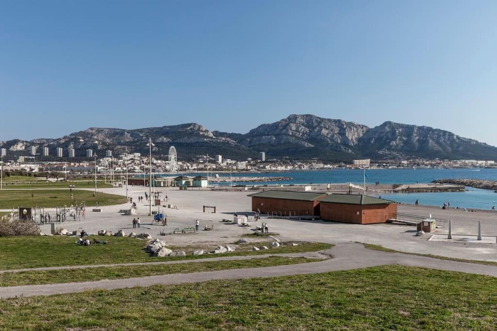 T2 Plage Prado-David, Parc Borely, Parking Privee Marsilia Exterior foto